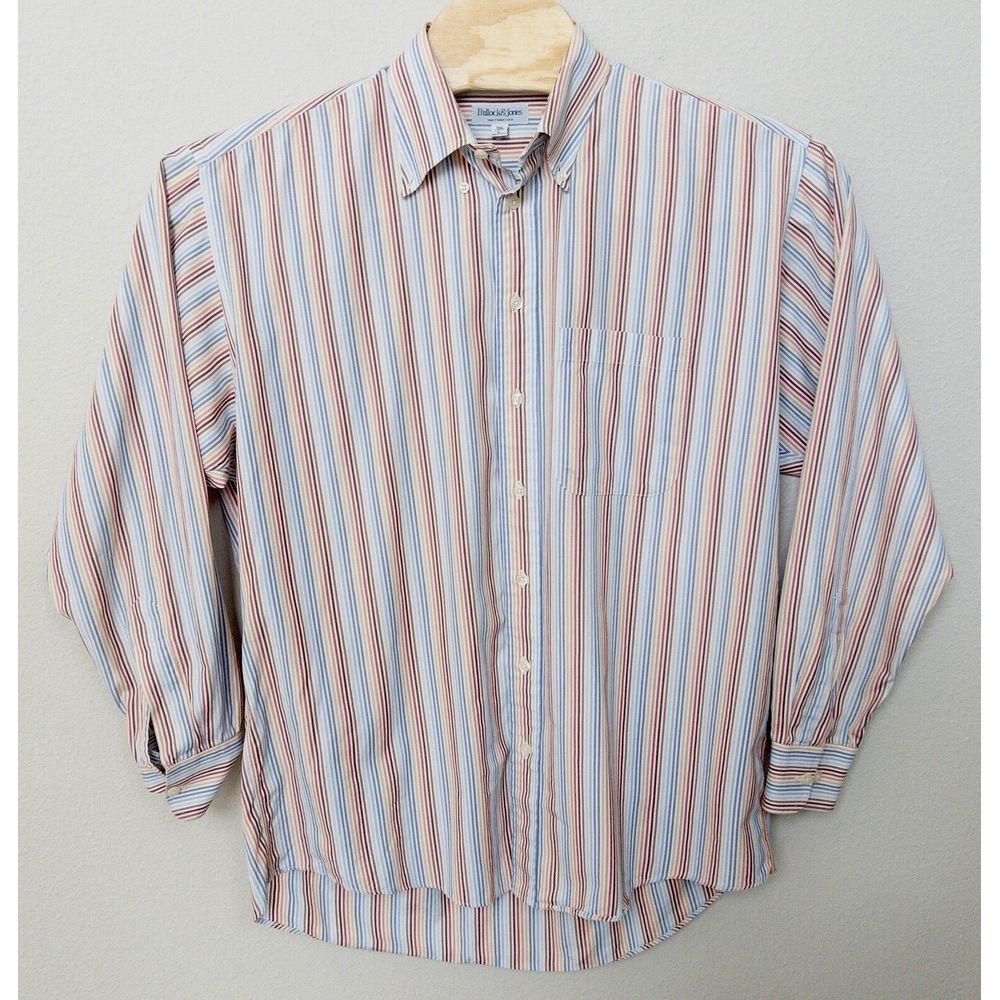 Bullock‎ & Jones San Francisco Button Up Dress Shirt Mens Large 100% Cotton